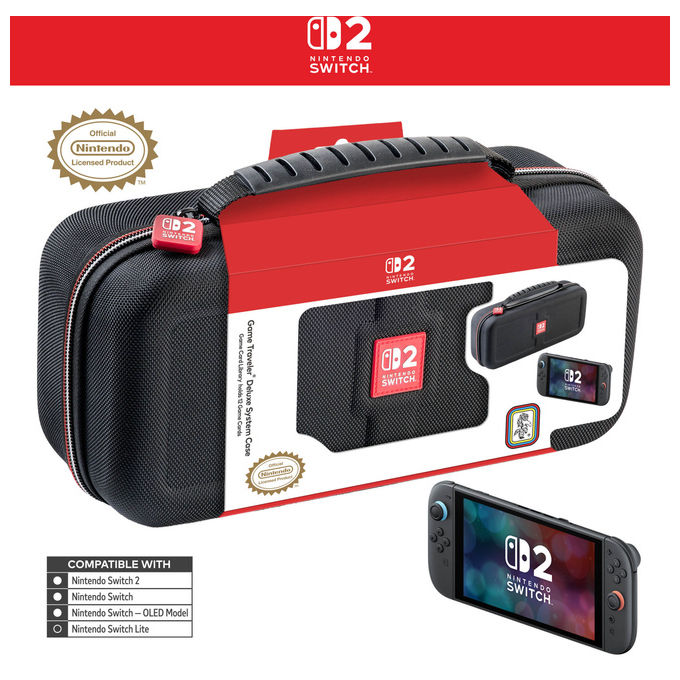 Nacon Custodia a Sacchetto Nintendo Nero