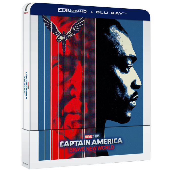 Eagle Pictures Captain America Brave New World Steelbook 4K Ultra HD Blu-Ray
