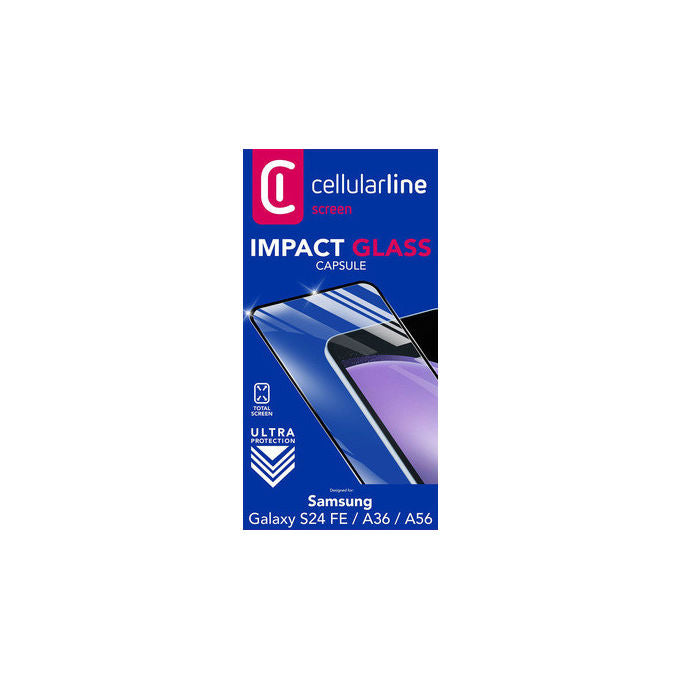 Cellularline Vetro Temperato Impact Glass Capsule per Pixel 10 Pro XL e 9 Pro XL