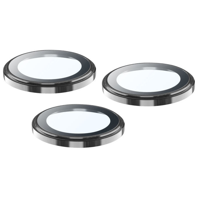 Cellularline Camera Lens Ring Vetro Temperato Trasparente per iPhone 16 Pro-16 Pro Max