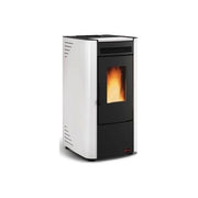 Extraflame, Stufa a Pellet Ventilata Ketty 5.0, 6.5kW, Bianco, 5 Stelle