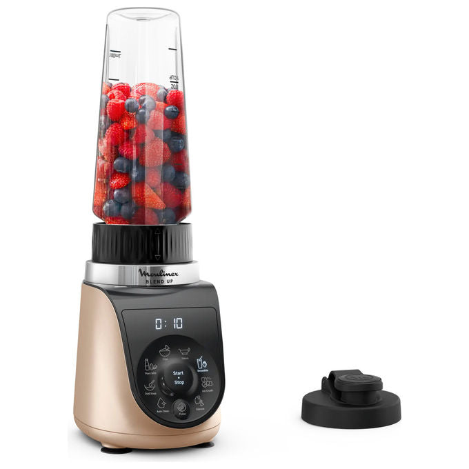 Moulinex LM190AF0 Blend Up Frullatore da tavolo 1000 W 8 programmi automatici 0,85 L Tritaghiaccio Touch colore Nero