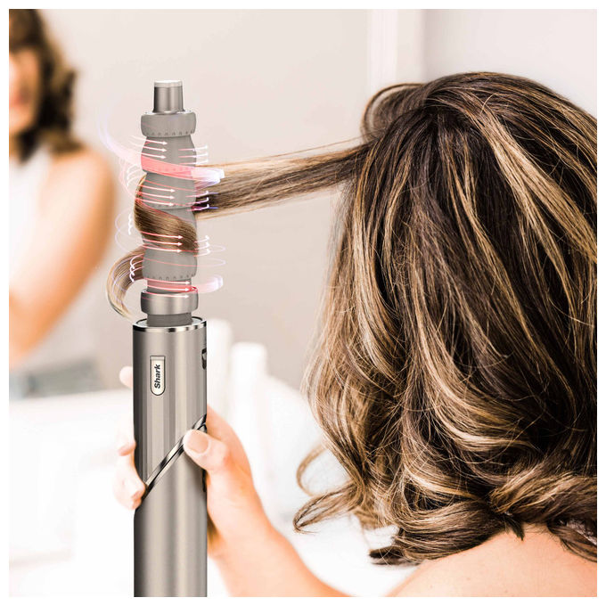 Shark HD446SLEU FlexStyle Asciugacapelli Multistyler 5 in 1 1650 W Tecnologia Coanda 5 Accessori colore Champagne