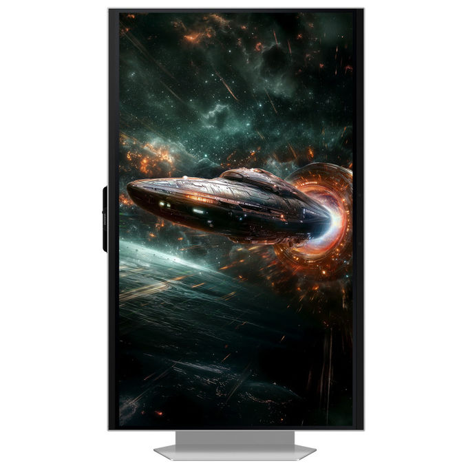 Samsung, Monitor Gaming Odyssey 27'' UHD 4K, Compatibile Nvidia G-Sync, Argento
