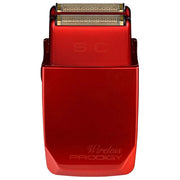 Stylecraft Prodigy Rosso, Rasoio Professionale Senza Fili, Lamine Titanio, 9000 RPM