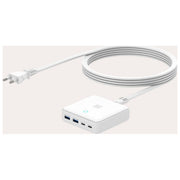 Tucano MA-DEGAN65-EU-W Caricabatterie da Parete 65W GaN 4 Porte USB-C USB-A Power Delivery 3.0 Quick Charge 3.0 colore Bianco
