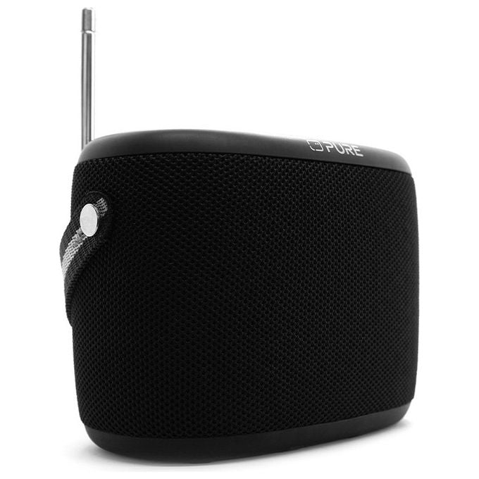 Pure Radio Portatile DAB+ FM Bluetooth 5.1 Impermeabile IP67 Nero