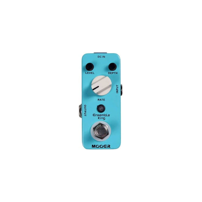 Mooer ENSEMBLE KING Pedale Chorus Analogico True Bypass Micro Serie Chassis Metallo colore Blu