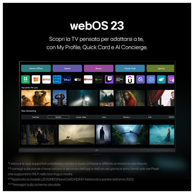 Lg, Tv Led Full Hd 43'', Smart Tv Webos23, Hdr10