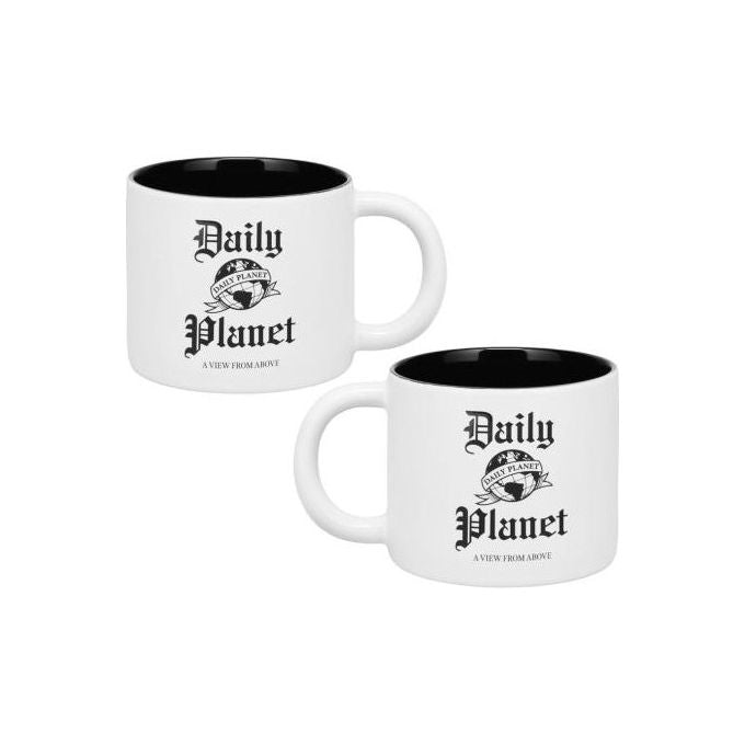 Paladone Products Tazza Superman Daily Planet Ceramica 330ml Bianco e Nero