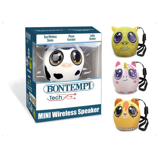 Bontempi, Mini Speaker Animali, 4 Assortiti
