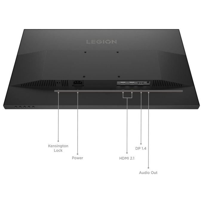 Lenovo 68C4GAC4IT Legion Monitor PC 23.8'' IPS Full HD 240Hz 0.5ms AMD FreeSync Premium HDR10 2x HDMI 2.1 DisplayPort 1.4 colore Nero