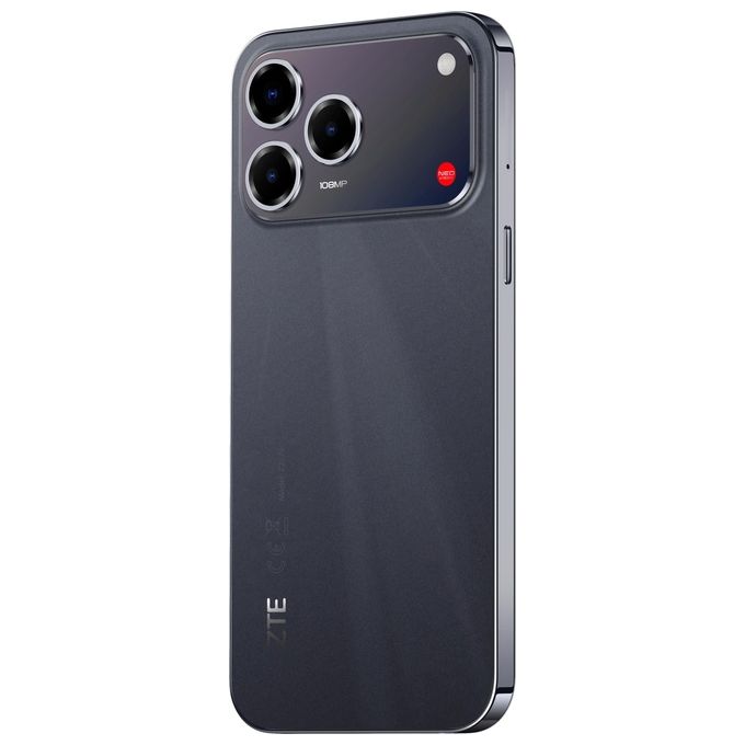 ZTE Blade V80 Pro smartphone, 8GB RAM, 256GB, display 6,75'' 120Hz, tripla fotocamera 108MP, batteria 5000mAh, Android 16, nero