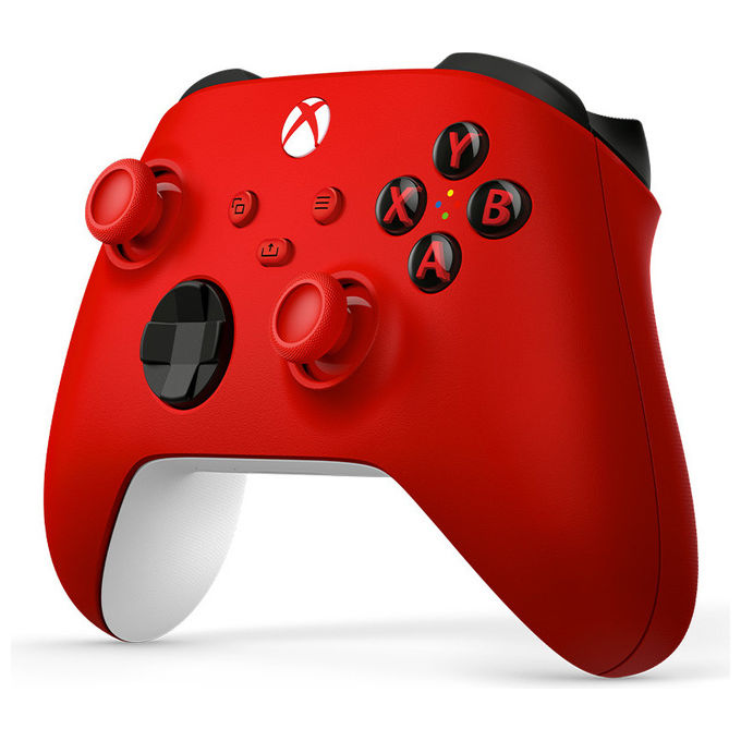 Microsoft, Gamepad Wireless, Rosso Bianco, Bluetooth, Analogico Digitale