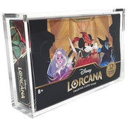 The Acrylic Box, Custodia Premium Booster Box Disney Lorcana, 6mm, Magnetica, Trasparente