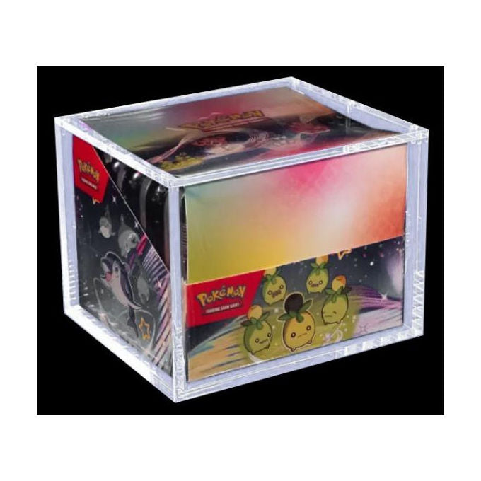 The Acrylic Box Custodia Protettiva Mini Tin Pokemon 10 Pezzi Acrilico Trasparente Anti-UV