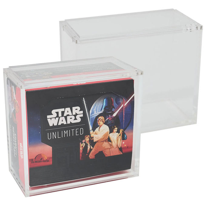 THE ACRYLIC BOX Box Protezione Booster Star Wars Unlimited Acrilico Cristallina 200x200x20 mm