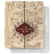 Harry Potter, Coperta Sherpa, Mappa del Malandrino, 100x150 cm