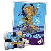 Bandai Coperta Sherpa Guardiani della Galassia con Groot 100x150 cm