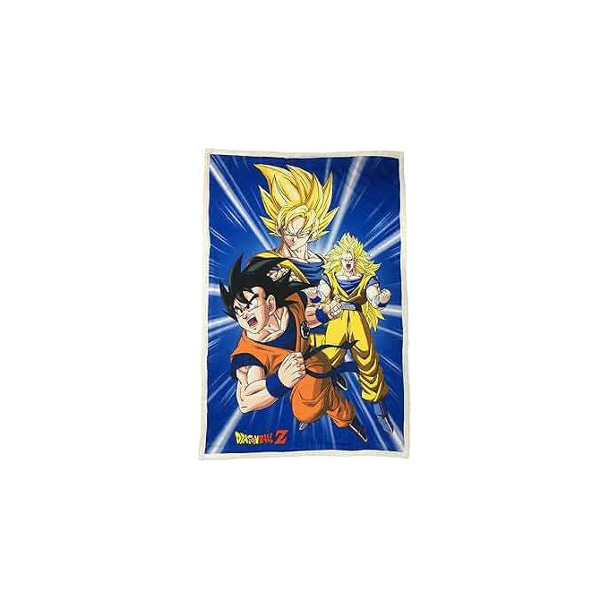 Lyo Coperta Sherpa Dragon Ball Z Goku Anime 100x150 cm