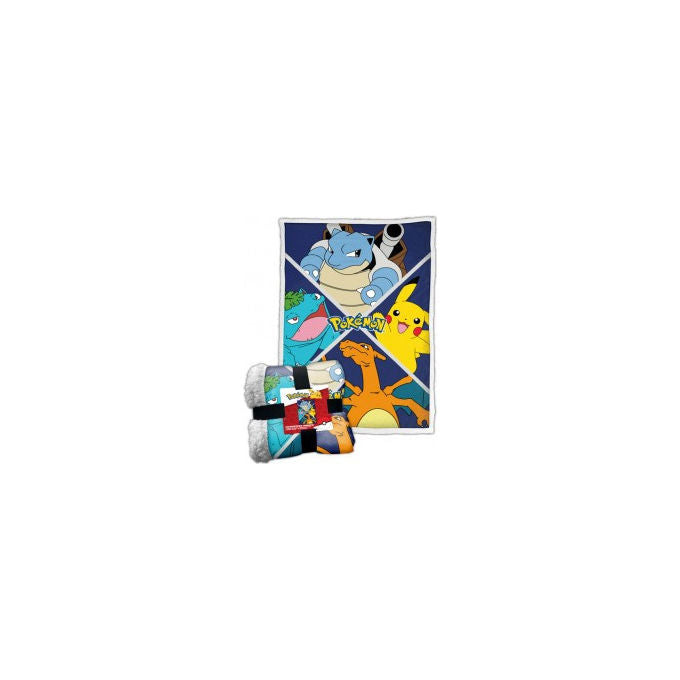 LYO Coperta Sherpa Pokemon Classic 100x150 cm In Poliestere