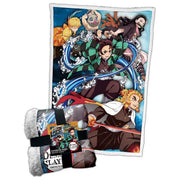 LYO Coperta Sherpa Demon Slayer 100x150cm Anime