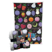 Lyo OP-2716SB One Piece Devil Fruits Coperta Sherpa 100x150 cm
