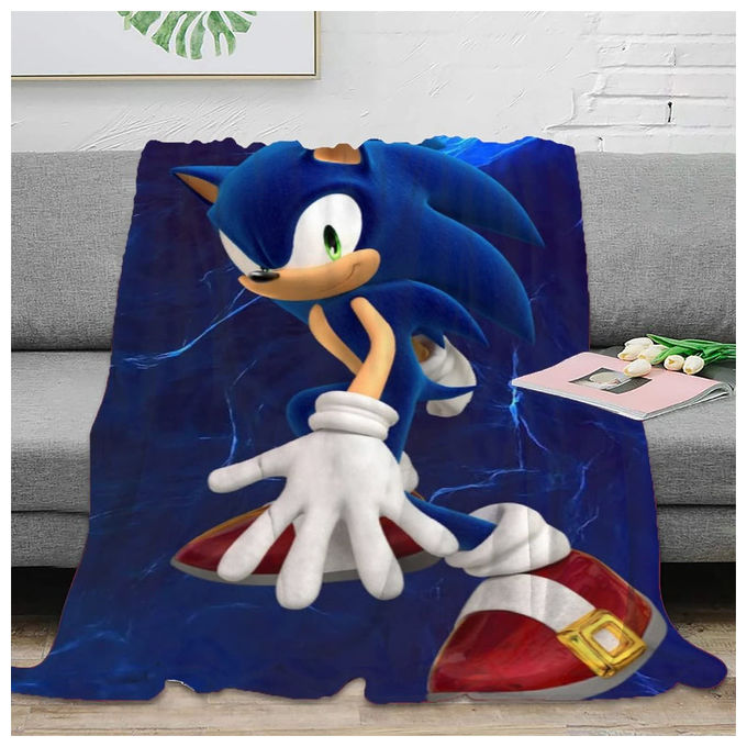 Sonic the Hedgehog Coperta Sherpa 100x150 cm
