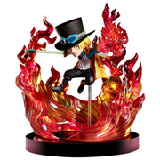 Banpresto, Statua Sabo con Fuoco, One Piece, PVC, 13 cm