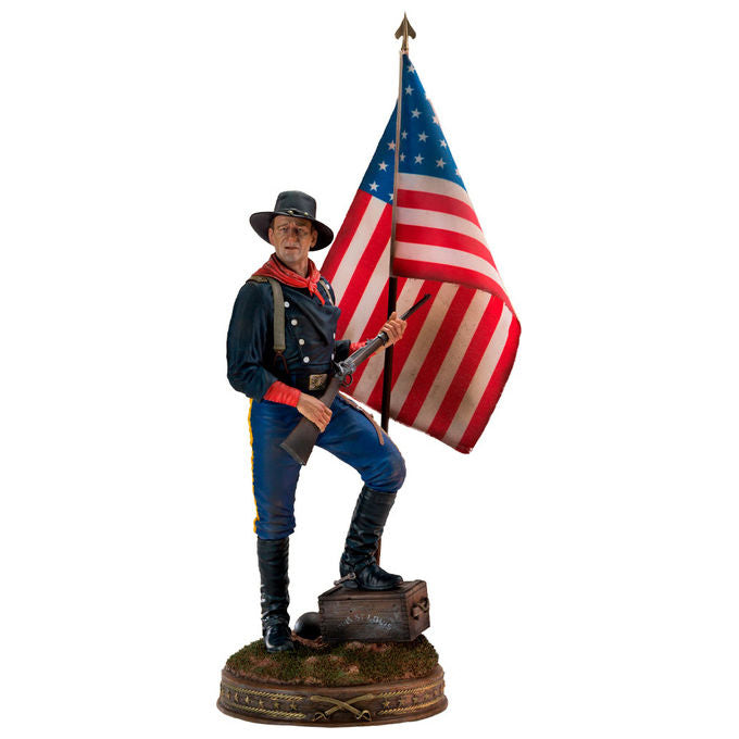 Infinite Statue John Wayne Civil War 1863 Statua in Resina 1-6 Edizione Limitata