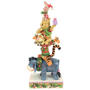 Disney Traditions, Torre Umana Winnie and Friends, Figurina in Resina, 25 cm