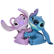 Enesco, Fermalibri Stitch e Angel, Collezione Disney Showcase, Statuetta in Resina