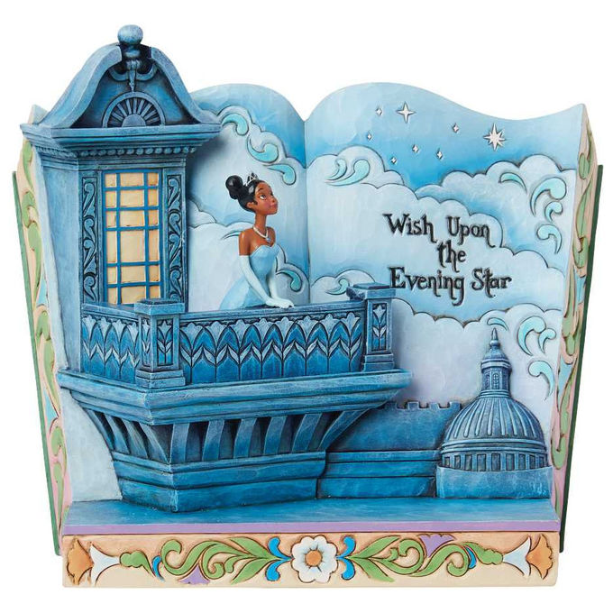Disney Traditions, Statuetta La Principessa e il Ranocchio, Jim Shore, Resina, 18 cm