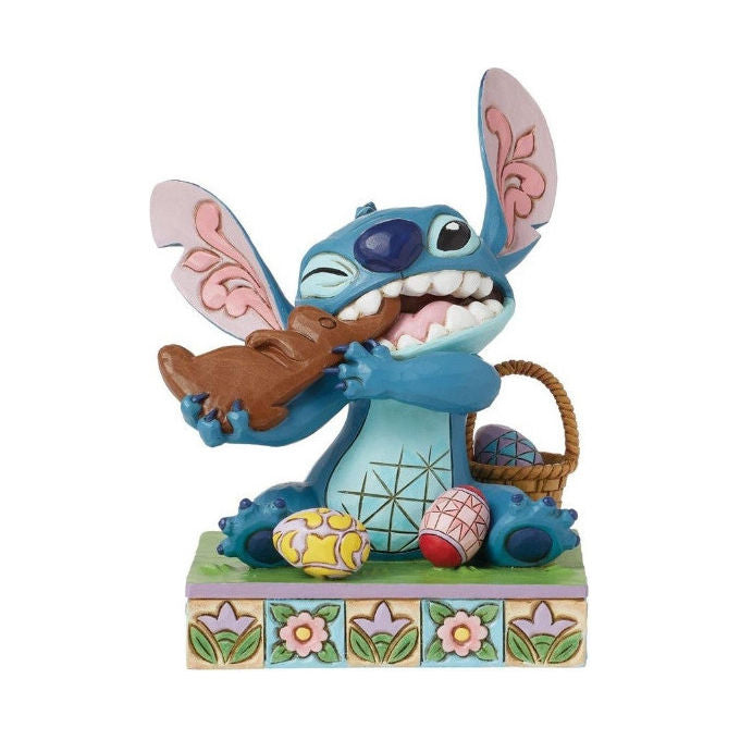 Disney Traditions Statuetta Pasquale Stitch Resina Jim Shore