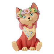 Disney Traditions Dinah Mini Statuetta Alice nel Paese delle Meraviglie Resina 8 cm
