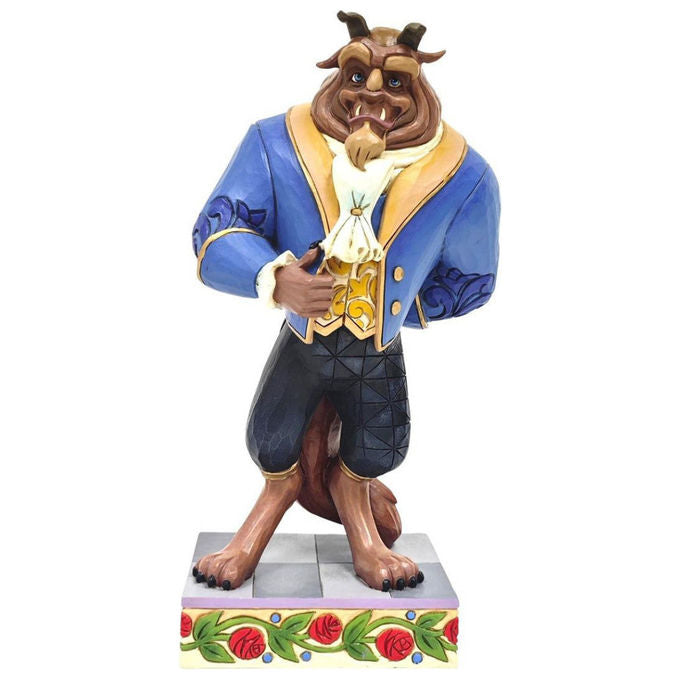 Disney Traditions Statuetta La Bestia La Bella e la Bestia Jim Shore Resina 24.1 cm