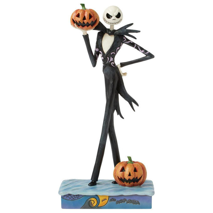 Disney Traditions Statuetta Jack con Zucca Resina 23.5 cm Nightmare Before Christmas