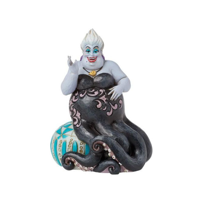 Disney Traditions, Statuetta La Sirenetta Ursula in Mare, Stone Resina, 11,9 cm