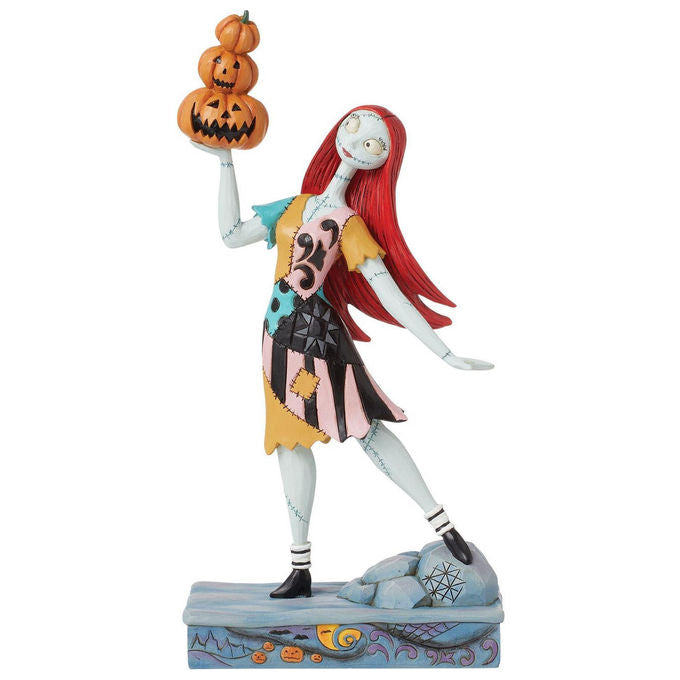 Disney Traditions Statuetta Sally con Zucche Resina 23 cm