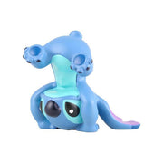 Disney, Stitch Mini, Statuetta a Testa in Giu', Resina, 9 cm