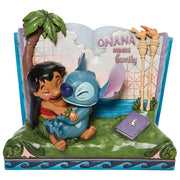 Disney Traditions, Statuetta Libro di Fiabe Lilo and Stitch, Resina, Jim Shore