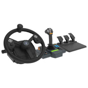 Hori HPC-043U Farming Vehicle Control System Volante Pedali Joystick PC 76 pulsanti 900° USB colore Nero