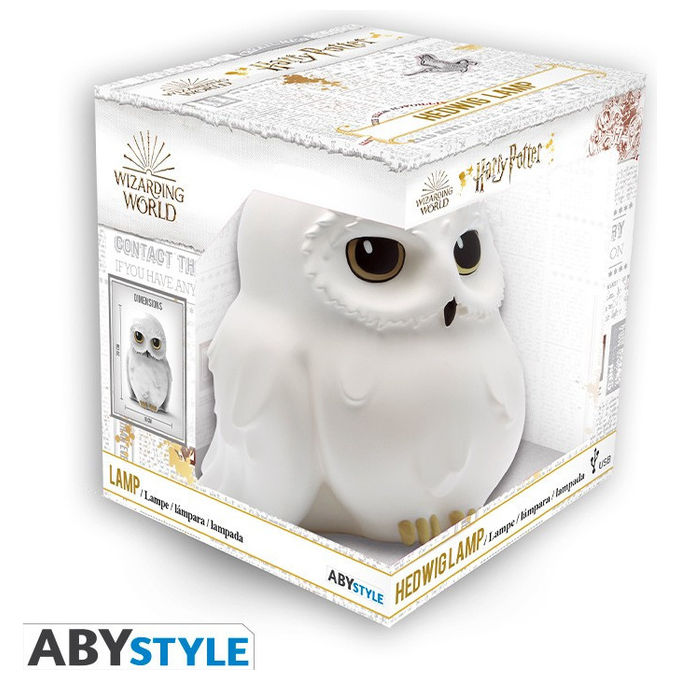 Abysse Corp Lampada 3D Edvige di Harry Potter 18 cm in Plastica