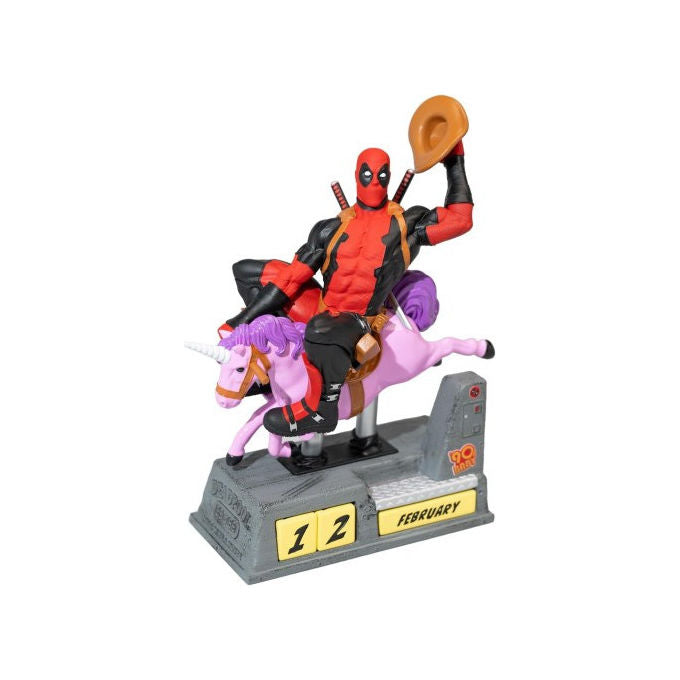Grupo Erik, Calendario Perpetuo 3D Marvel Deadpool, Resina, Gadget Comics