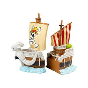 Grupo Erik Reggilibri One Piece Going Merry In Resina Dipinti a Mano
