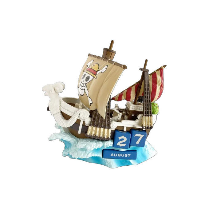 Grupo Erik One Piece Calendario Perpetuo 3D Going Merry Manga Anime Resina