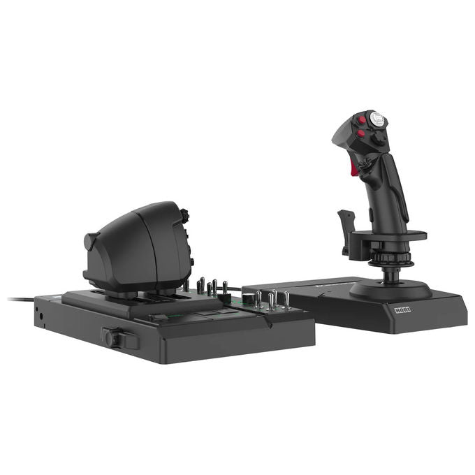 Hori Sistema di Controllo Volo HOTAS Supporto Windows 11-10 Sensori Hall Doppio Acceleratore