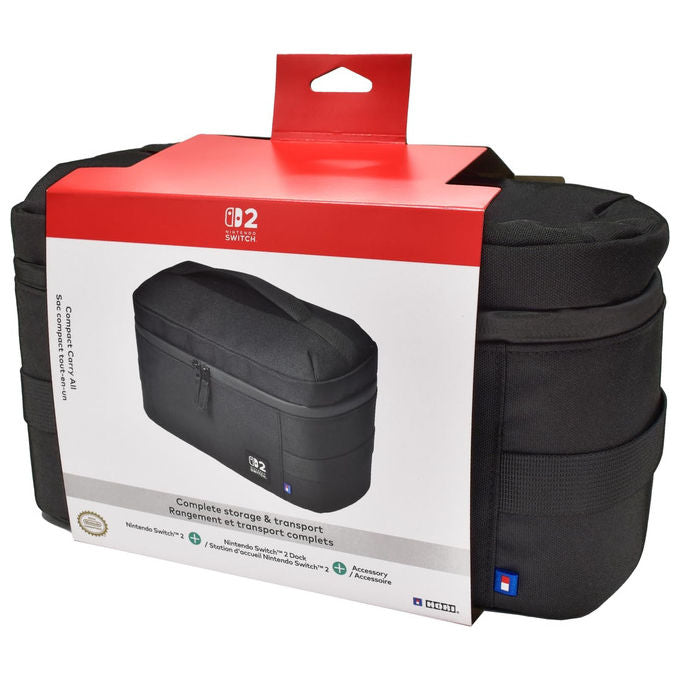 Hori, Valigia da Viaggio Compact Carry All Nera per Nintendo Switch