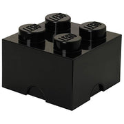 LEGO, Contenitore Brick 4 Pomelli, Porta Giocattoli, Nero