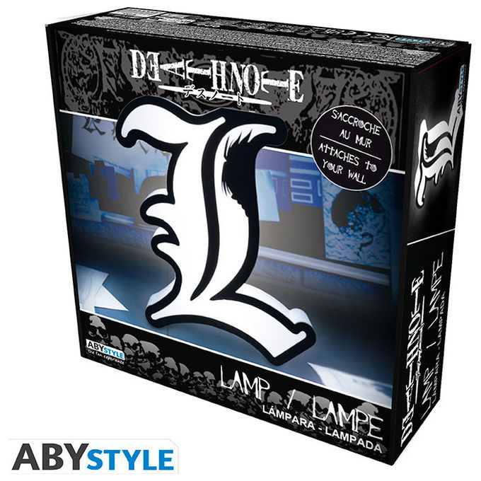 ABYstyle ABYLIG023 Death Note Lampada LED Decorativa Figura L a Batterie 3xAAA 21 cm colore Bianco